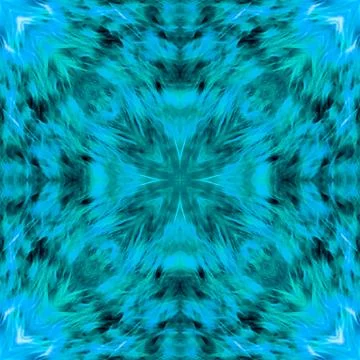 Computer graphics, pattern - kaleidoscope, seamless surreal magical texture i Stock Illustration