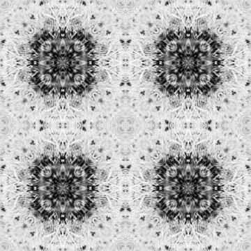 Computer graphics, pattern - kaleidoscope, seamless surreal magic texture in  Stock Illustration