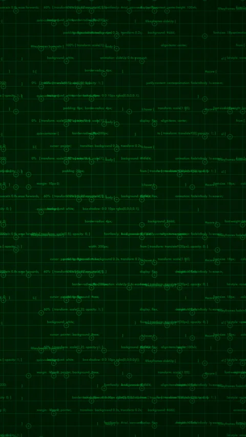Computer Hacked Code and Digital Security Breach Vertical 4K Background Stock Footage 333484477