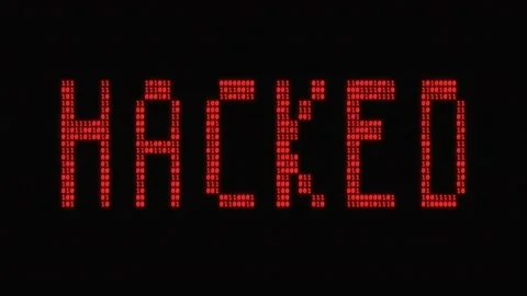 Computer Hacker Cyber Attack. Digital Threat and Information Security Stock Footage 337038217