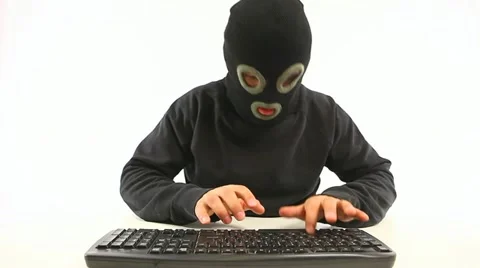 Computer hacker starting to work Video stock 11322957