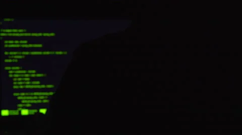 Computer hacker trying to hack national security website, unsuccessful attempt Stock Footage 67585500