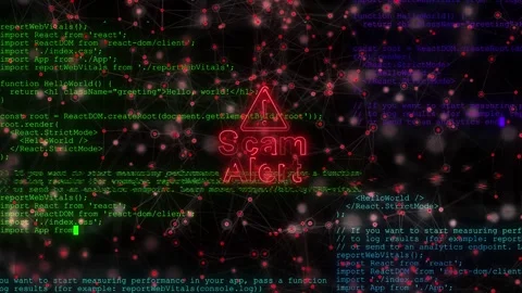 Computer hacking error message warning glitch text and noise effects alert of Stock Footage 313641610