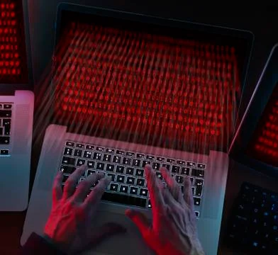 Computer Hacking Stock Photos