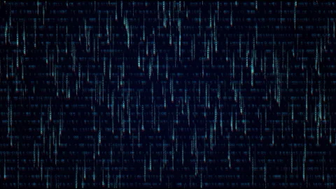 Computer hacking tech with program and binary code Video Animated Background Stock Footage 335859178