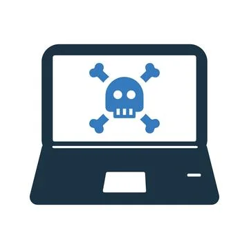 Computer Hacking, Threat, virus Icon Stock-Illustration