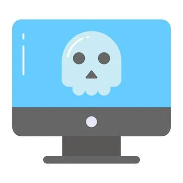 Computer hacking vector design in modern style, premium icon  Stock-Illustration