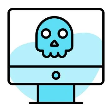 Computer hacking vector design in modern style, premium icon  Stock-Illustration