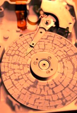 COMPUTER HARD DISC DRIVE Stock Photos