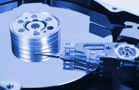 Computer hard disk Computer hard disk - technology background Copyright: x... Stock Photos