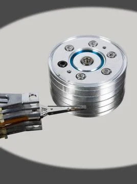 Computer hard disk Computer hard disk - technology background Copyright: x... Stock Photos