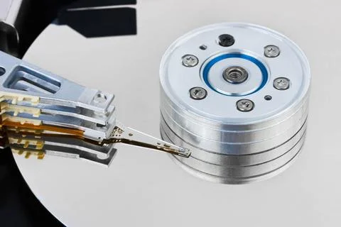 Computer hard disk Computer hard disk - technology background Copyright: x... Stock Photos