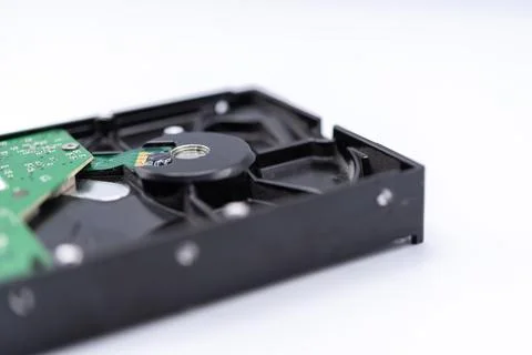 Computer Hard Disk Drive Close Up Stock Photos