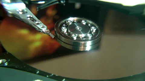 Computer hard disk drive Vídeo Stock 23354967