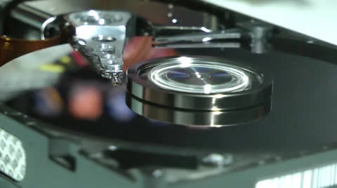 Computer hard disk drive Stock Footage 23373020