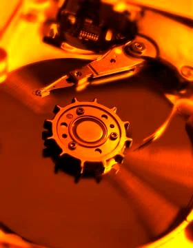 COMPUTER HARD DISK DRIVE Stock Photos