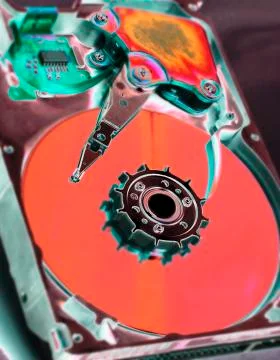 COMPUTER HARD DISK DRIVE Stock Photos