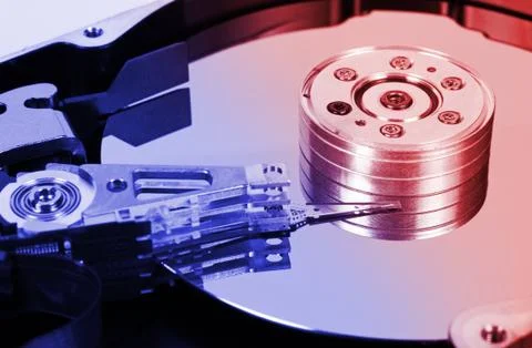 Computer hard disk Stock Photos