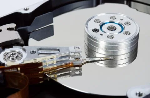 Computer hard disk Stock Photos