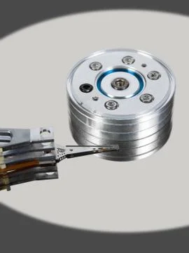 Computer hard disk Stock Photos
