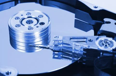 Computer hard disk Foto stock