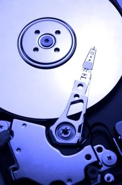 Computer, hard disk Stock Photos