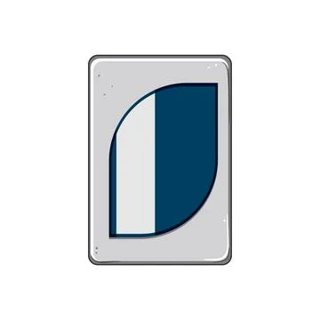 Computer hard drive cartoon vector illustration Illustrazione stock