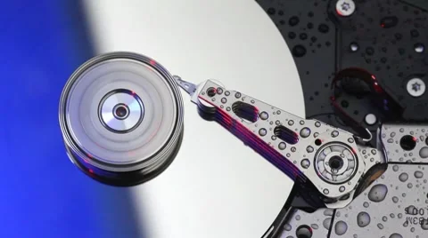 Computer hard drive Stock Footage 8648145