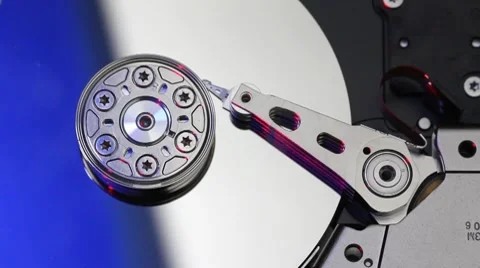Computer hard drive Stock Footage 8664017