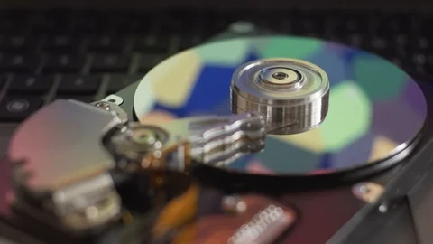 Computer hard drive. Stock Footage 90460928