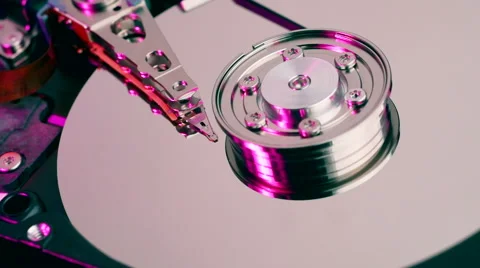 Computer hard drive initializing and stopping Stock Footage 59725228