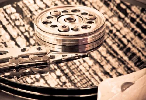 Computer hard drive Foto stock