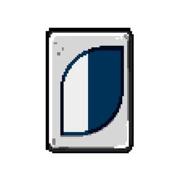 Computer hard drive pixel art vector illustration Illustrazione stock