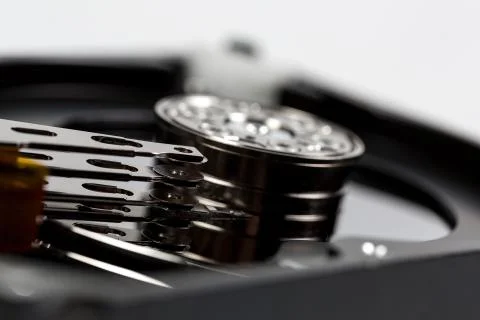 Computer hard drive for storing large amounts of information Stock Photos