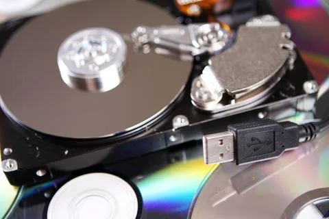 Computer hardware and devices Background of data devices ,model released, ... Stock Photos