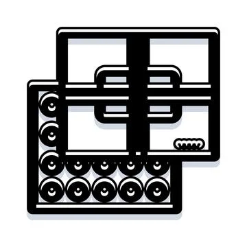 Computer hardware and software user interface icon Stock Illustration