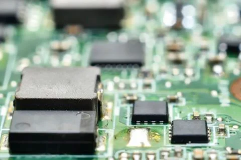 Computer hardware background Stock Photos