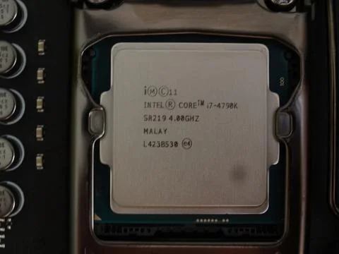 Computer hardware CPU intel core i7 4790K processor 写真素材