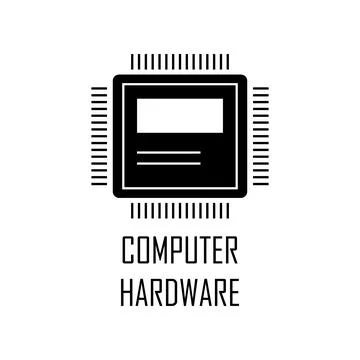 Computer hardware icon. Element of Web Development for mobile concept and web 스톡 일러스트