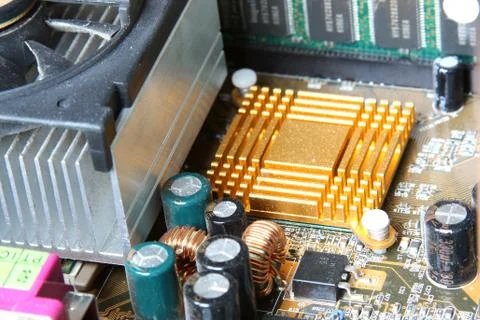 Computer hardware. Stock Photos