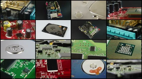 Computer HDD laptop hardware and components, 4K Видео 50011969