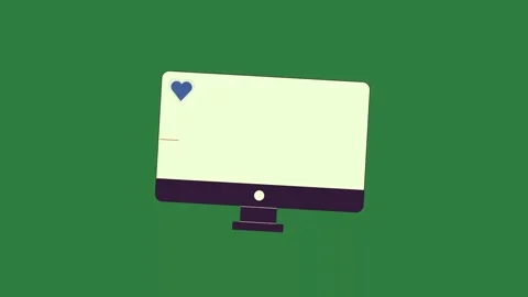 Computer heart on the it 動画素材 337028878