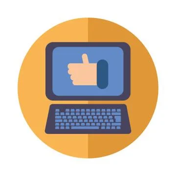 Computer icon block vector design イラスト素材