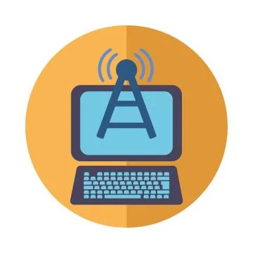 Computer icon block vector design Stock Illustration