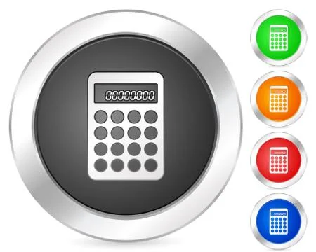 Computer icon calculator Illustrazione stock