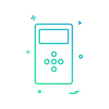 Computer icon design vector Illustrazione stock