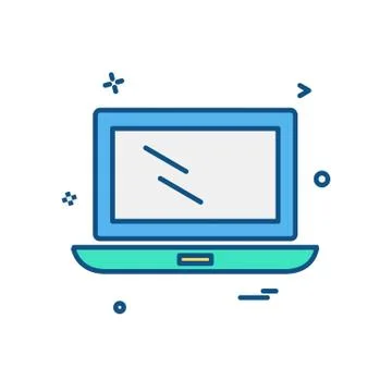Computer icon design vector Illustrazione stock