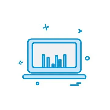 Computer icon design vector イラスト素材