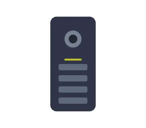 Computer icon illustrated in vector on white background Stock Illustration