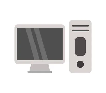 Computer icon illustrated in vector on white background computer icon illu... Stock Photos